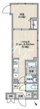 エルファーロ恵比寿 303 間取り図