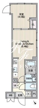 エルファーロ恵比寿 403 間取り図