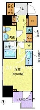 ラグディア芝公園 204 間取り図