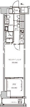 ベルシード板橋本町プレミア2 703 間取り図