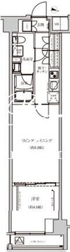 ベルシード板橋本町プレミア2 704 間取り図