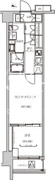 ベルシード板橋本町プレミア2 205 間取り図