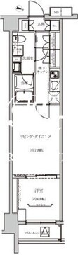 ベルシード板橋本町プレミア2 805 間取り図