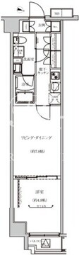 ベルシード板橋本町プレミア2 206 間取り図