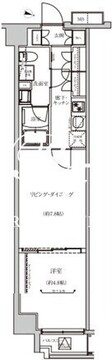 ベルシード板橋本町プレミア2 406 間取り図
