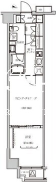 ベルシード板橋本町プレミア2 506 間取り図