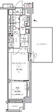 ベルシード板橋本町プレミア2 806 間取り図