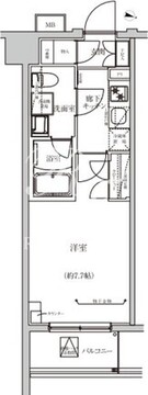 ベルシード板橋本町プレミア2 207 間取り図