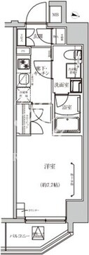 ベルシード板橋本町プレミア2 208 間取り図