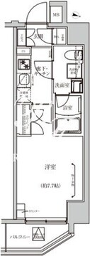 ベルシード板橋本町プレミア2 408 間取り図