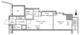 レジディア入谷 701 間取り図
