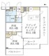 ラペルラ中野 301 間取り図