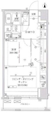 アルテシモクレア 402 間取り図