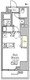 コートレジデンス南大塚 908 間取り図