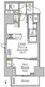 コートレジデンス南大塚 1303 間取り図