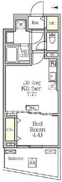 コートレジデンス南大塚 502 間取り図