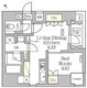 アジールコート松濤 301 間取り図