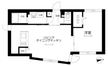ラピス本郷 204 間取り図