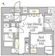 アジールコート松濤 501 間取り図