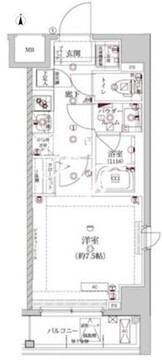 アルテシモモーレ 605 間取り図