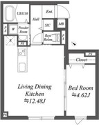 ソラシアレジデンス南大塚 101 間取り図 ?>