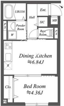 ソラシアレジデンス南大塚 301 間取り図