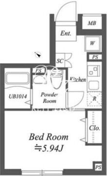 ソラシアレジデンス南大塚 402 間取り図