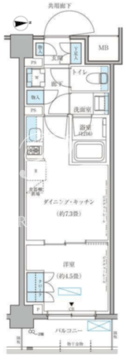パークアクシス文京本郷 218 間取り図