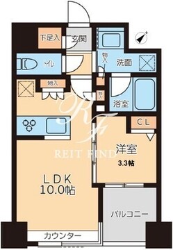 グランカーサ文京千石 403 間取り図