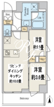 クレストコート本所吾妻橋ノース 902 間取り図