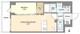 アイフラット品川戸越パークサイド 204 間取り図