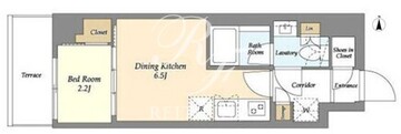 アイフラット品川戸越パークサイド 102 間取り図