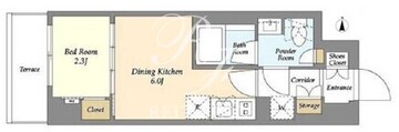 アイフラット品川戸越パークサイド 103 間取り図