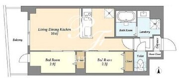 アルファコート曳舟2 606 間取り図
