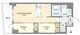 アルファコート曳舟2 606 間取り図