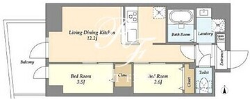 アルファコート曳舟2 309 間取り図