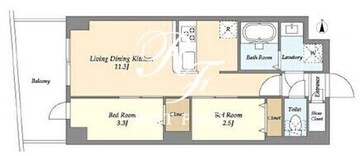 アルファコート曳舟2 308 間取り図