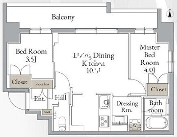 ライブカーサ高円寺 601 間取り図