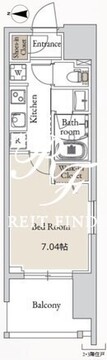 ブレス亀戸 607 間取り図