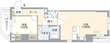 スカイウッド錦糸町 303 間取り図