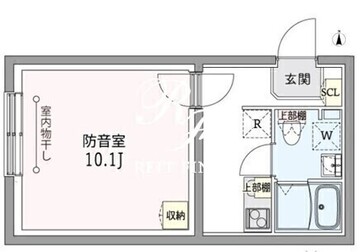 カーサラシクラス板橋大山 501 間取り図