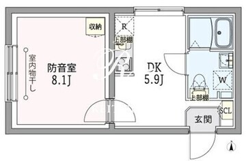 カーサラシクラス板橋大山 403 間取り図
