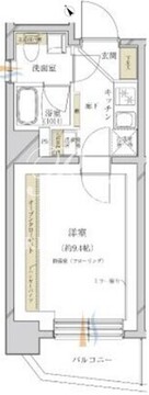 サウンドプルーフプロ北新宿 501 間取り図