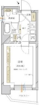 サウンドプルーフプロ北新宿 301 間取り図