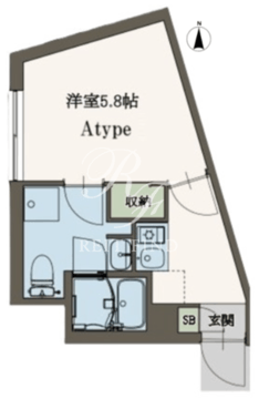 アグレイシス武蔵小山2 101 間取り図