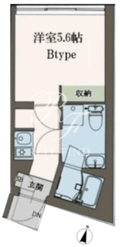 アグレイシス武蔵小山2 102 間取り図