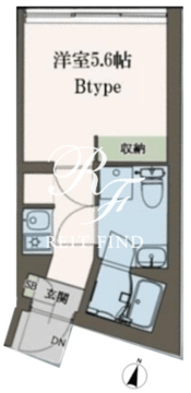 アグレイシス武蔵小山2 302 間取り図