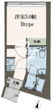 アグレイシス武蔵小山2 402 間取り図