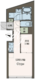 アグレイシス武蔵小山2 303 間取り図