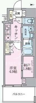 アークマーク成増 302 間取り図